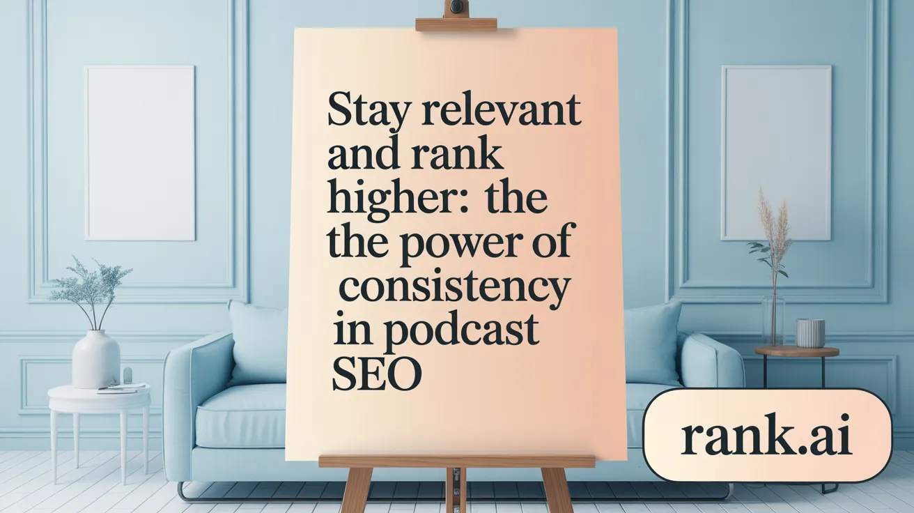Stay Relevant and Rank Higher: The Power of Consistency in Podcast SEO
