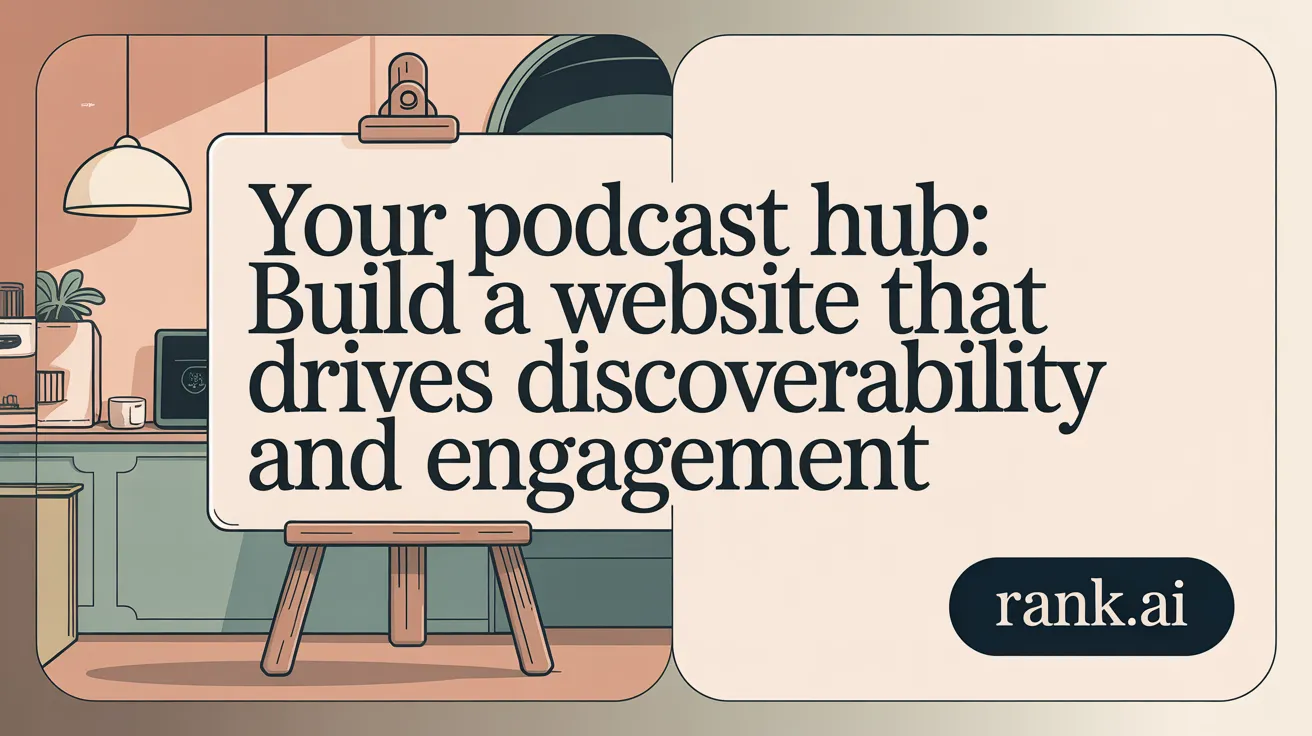 Your Podcast Hub: Build a Website That Drives Discoverability and Engagement