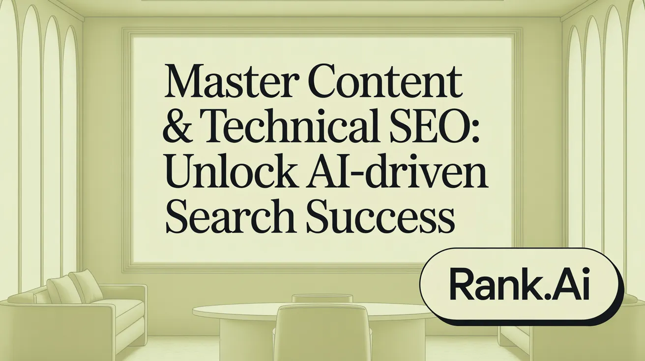 Master Content &amp; Technical SEO: Unlock AI-Driven Search Success