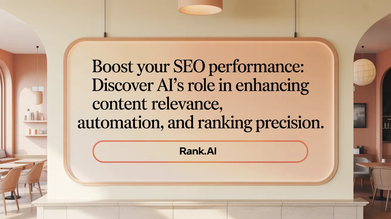 Boost Your SEO Performance: Discover AI's role in enhancing content relevance, automation, and ranking precision.