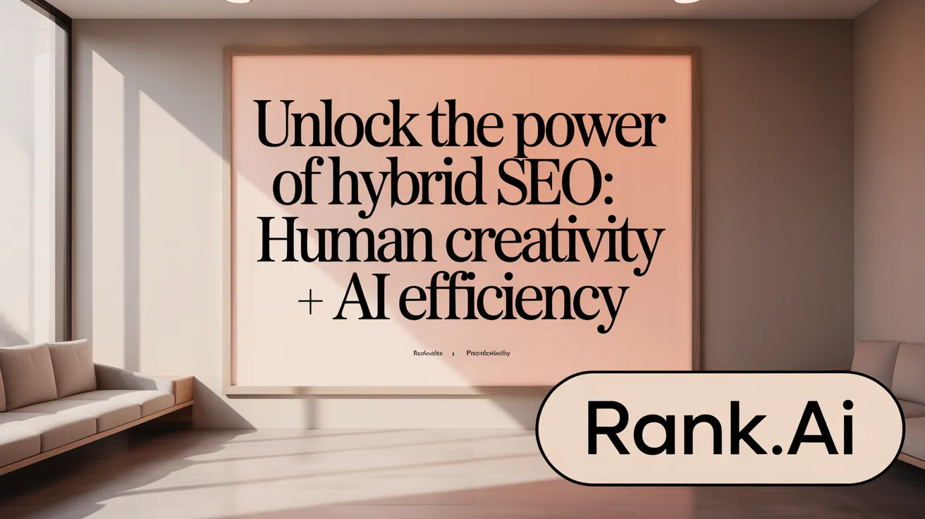 Unlock the Power of Hybrid SEO: Human Creativity + AI Efficiency
