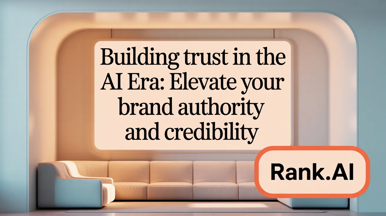Building Trust in the AI Era: Elevate Your Brand Authority and Credibility