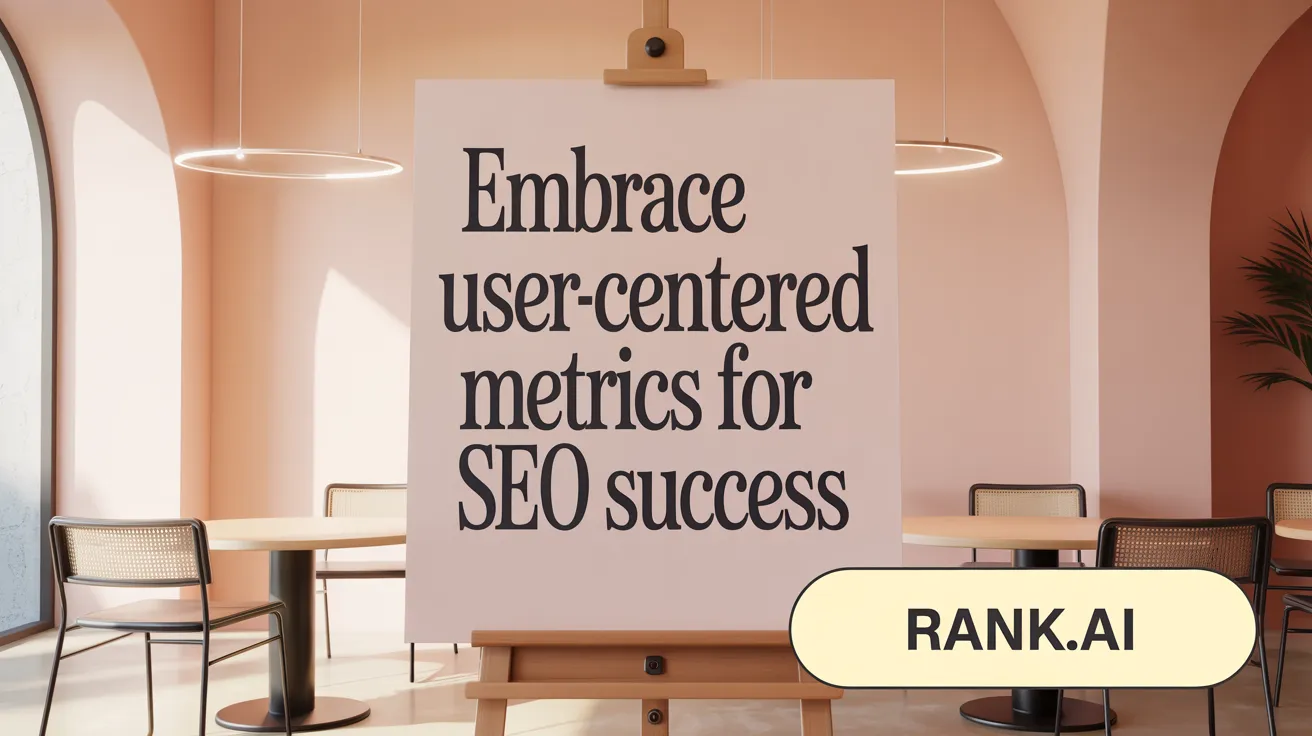 Embrace User-Centered Metrics for SEO Success