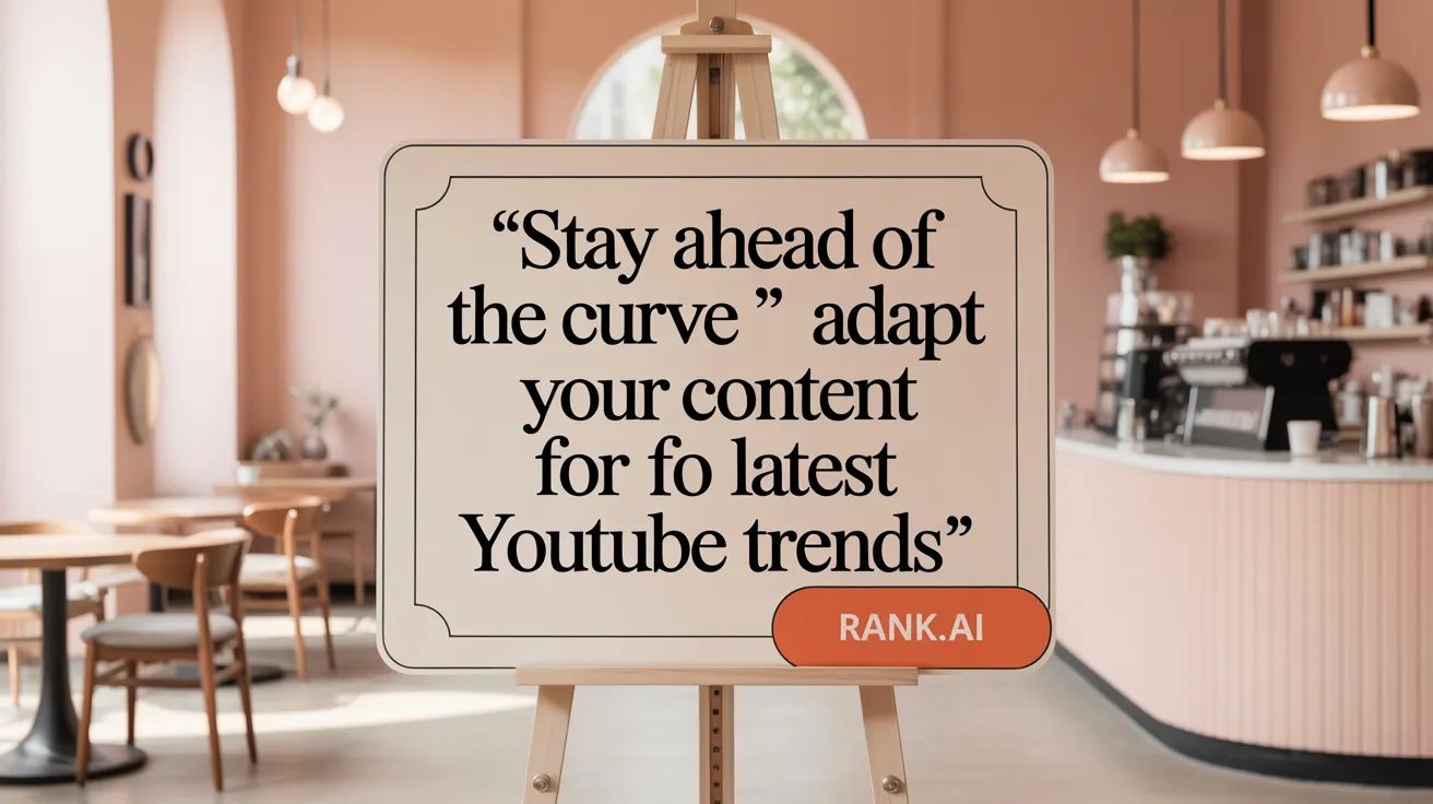 Stay Ahead of the Curve: Adapt Your Content for Latest YouTube Trends