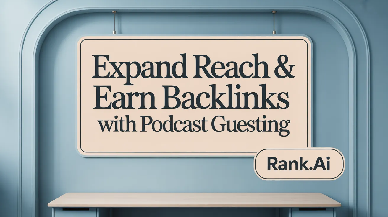 Expand Reach &amp; Earn Backlinks with Podcast Guesting