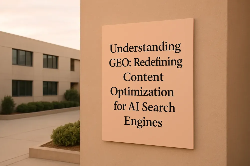 Understanding GEO: Redefining Content Optimization for AI Search Engines