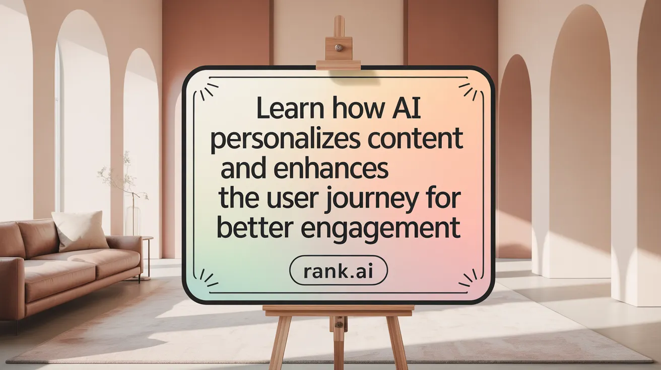 Learn how AI personalizes content and enhances the user journey for better engagement.