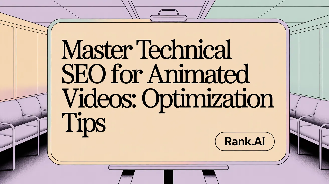 Master Technical SEO for Animated Videos: Optimization Tips