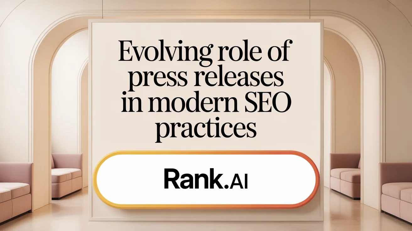 Evolving Role of Press Releases in Modern SEO Practices