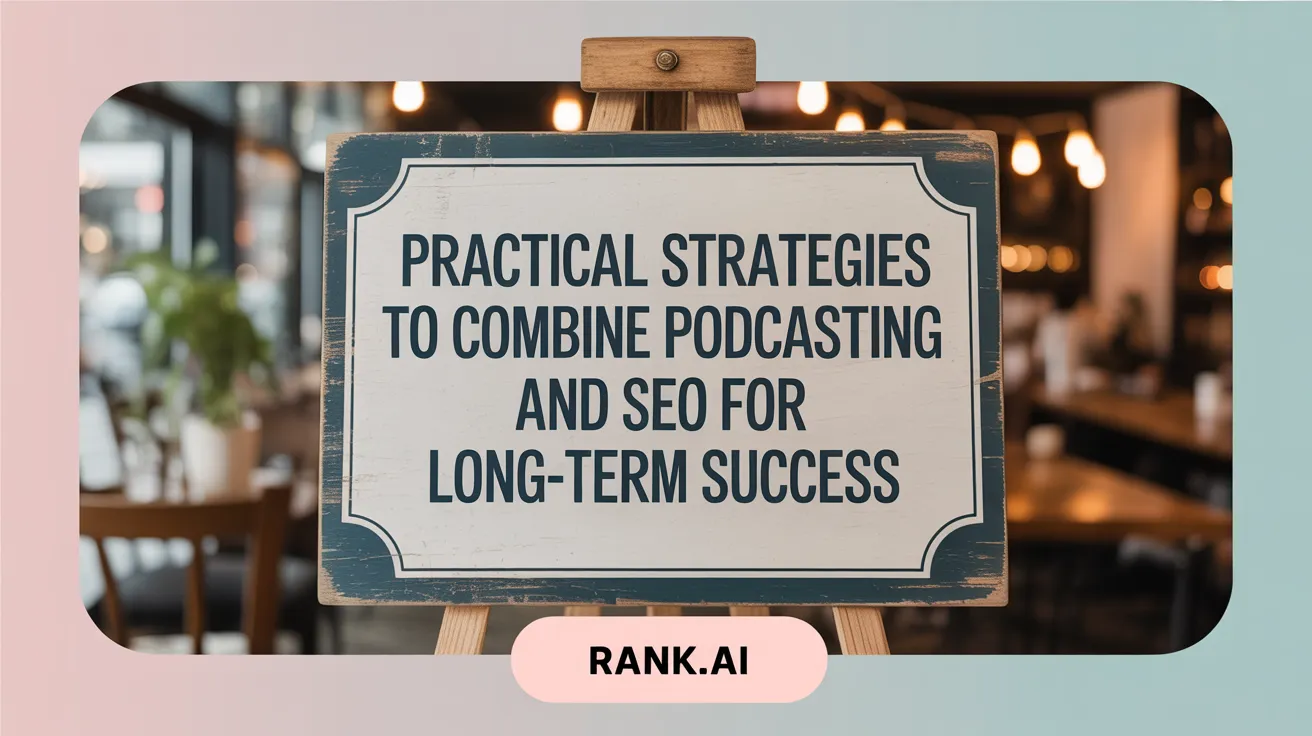 Practical Strategies to Combine Podcasting and SEO for Long-Term Success