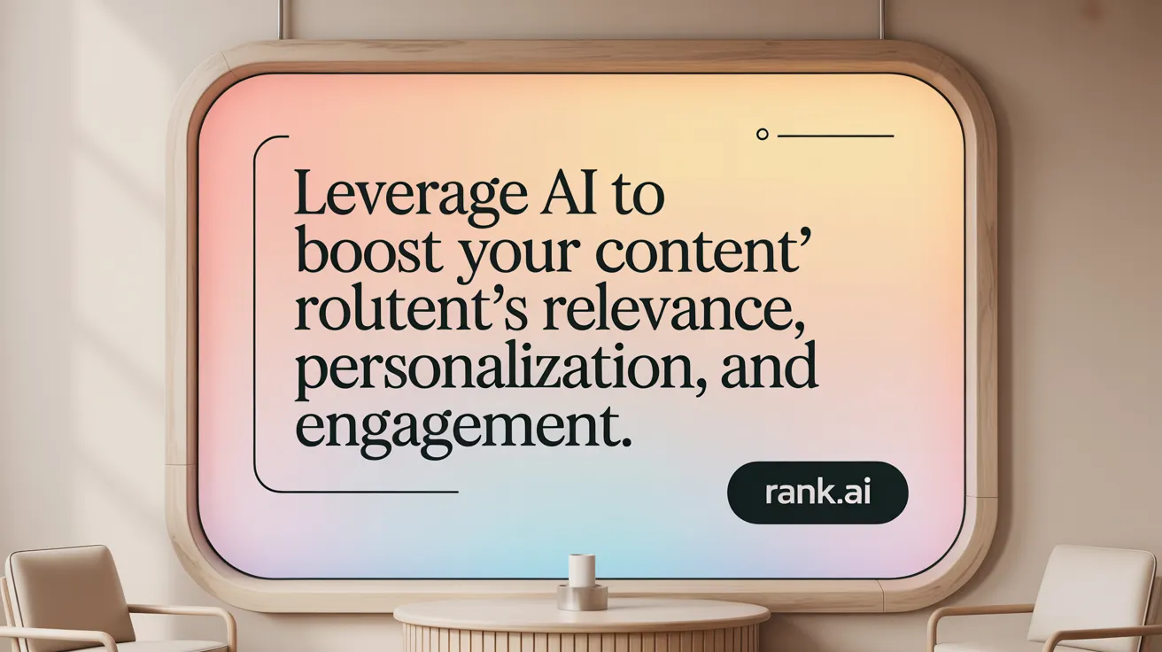 Leverage AI to boost your content's relevance, personalization, and engagement.