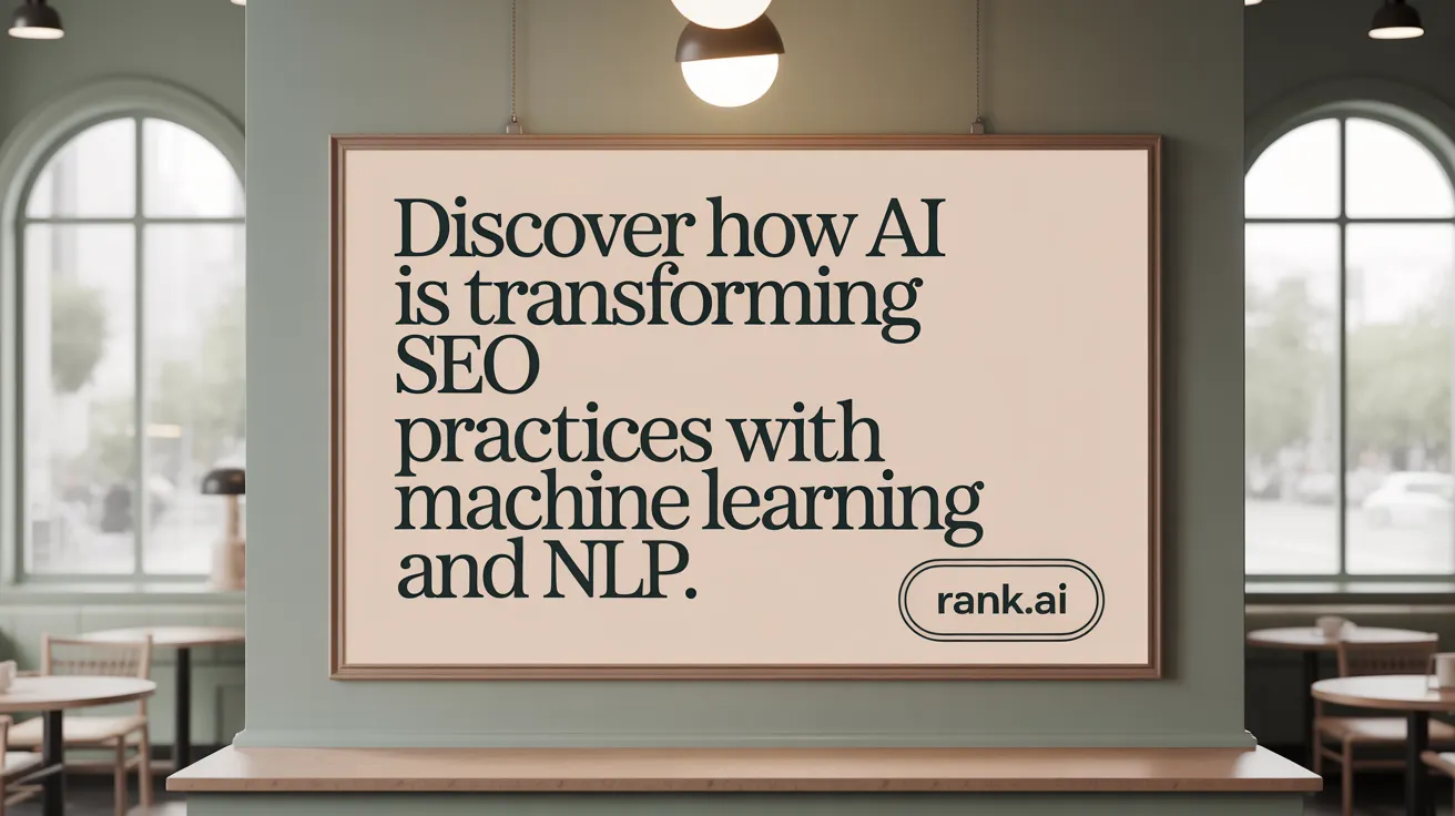 Discover how AI is transforming SEO practices with machine learning and NLP.