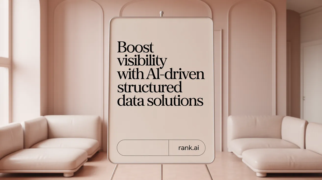 Boost Visibility with AI-Driven Structured Data Solutions