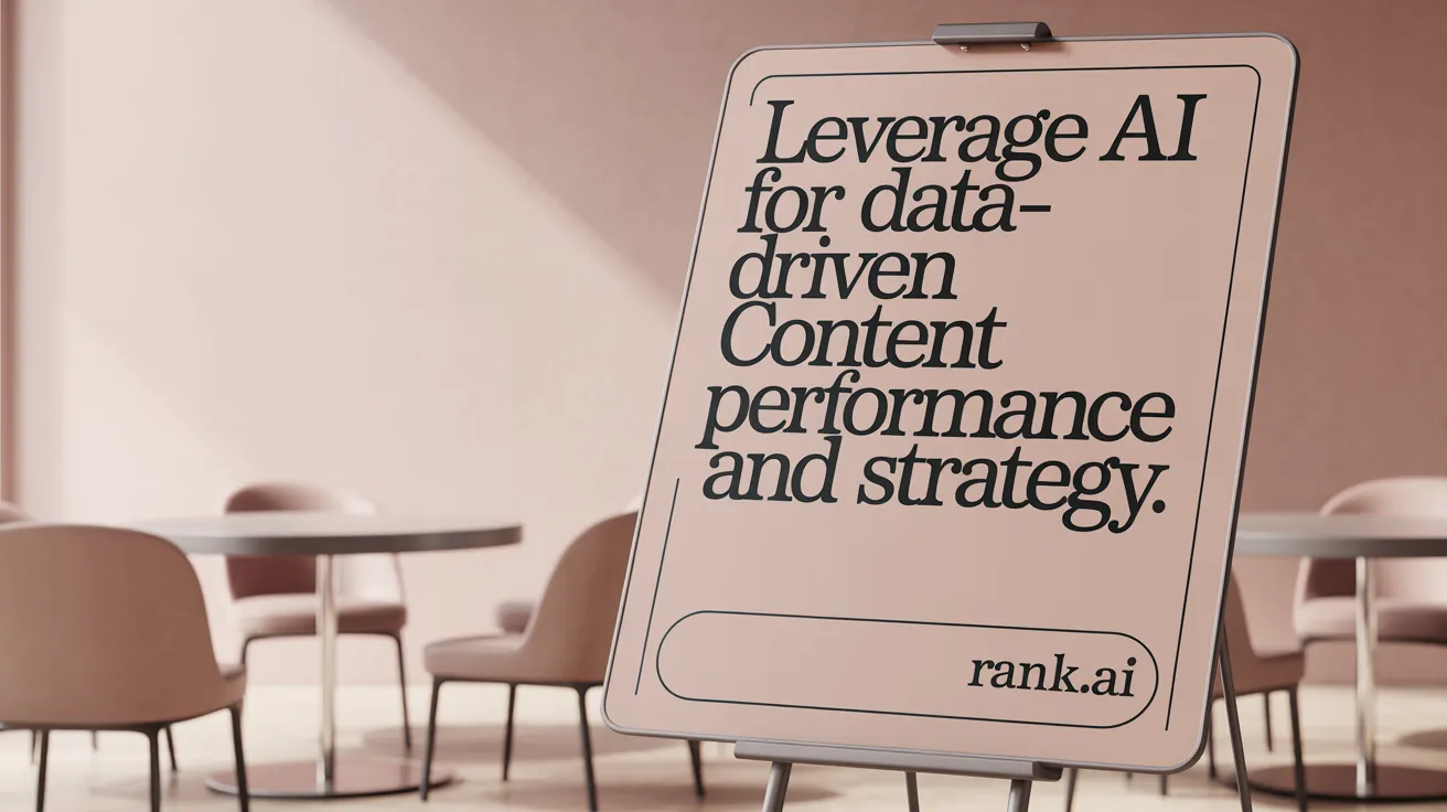 Leverage AI for Data-Driven Content Performance and Strategy