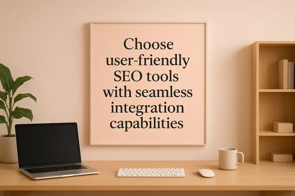 Choose user-friendly SEO tools with seamless integration capabilities