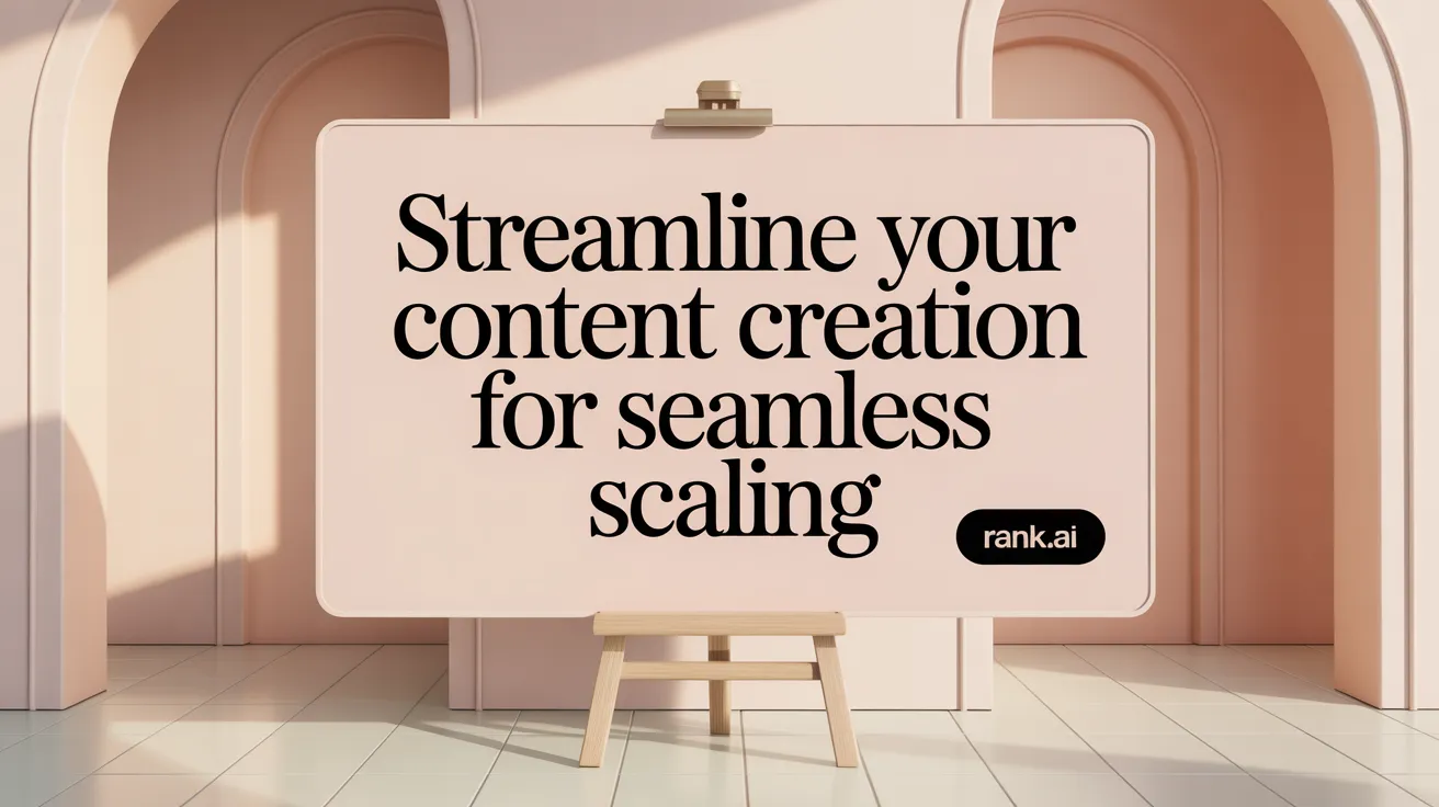 Streamline Your Content Creation for Seamless Scaling
