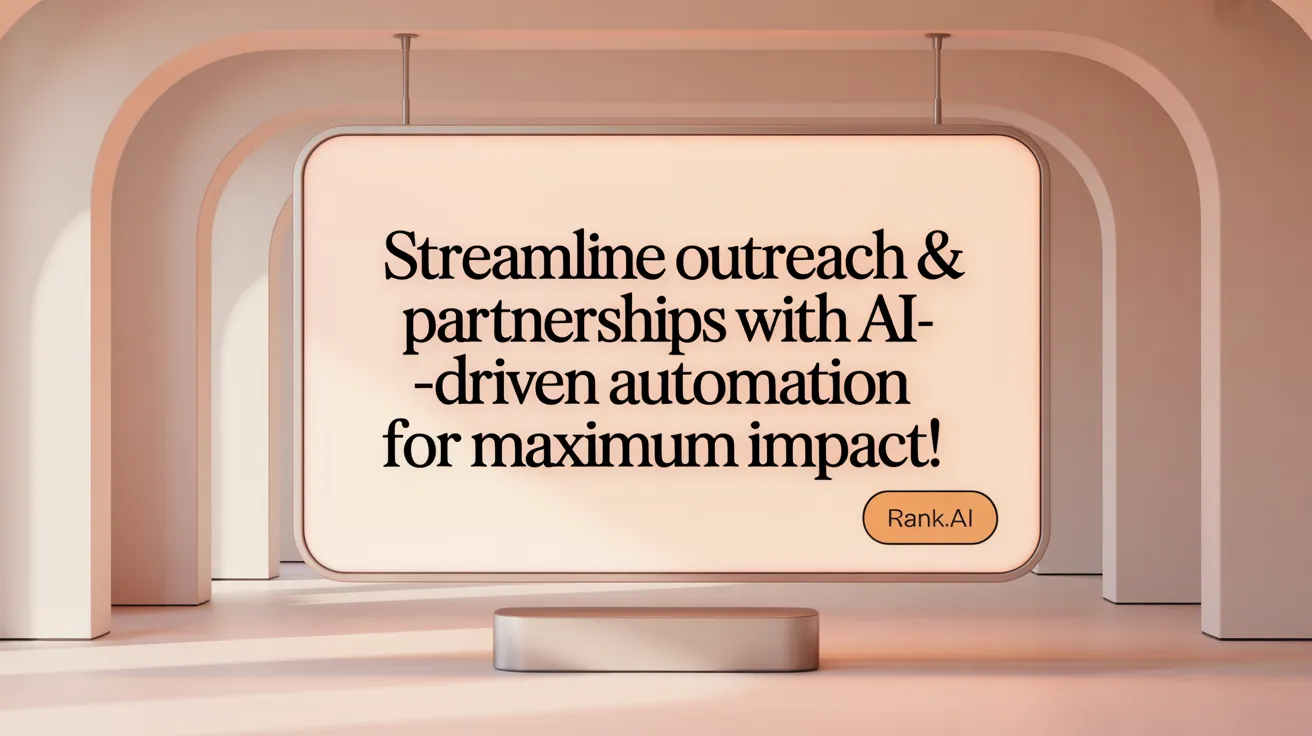 Streamline Outreach &amp; Partnerships with AI-Driven Automation for Maximum Impact!