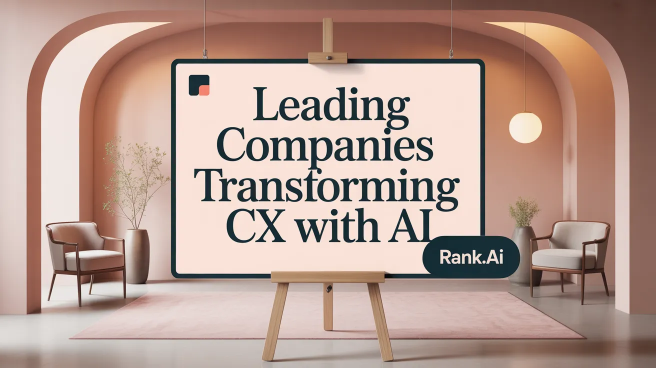 Leading Companies Transforming CX with AI