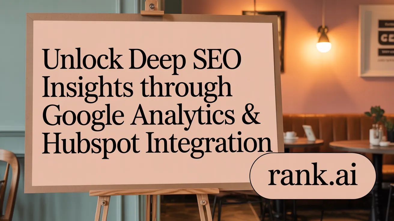 Unlock Deep SEO Insights through Google Analytics &amp; HubSpot Integration