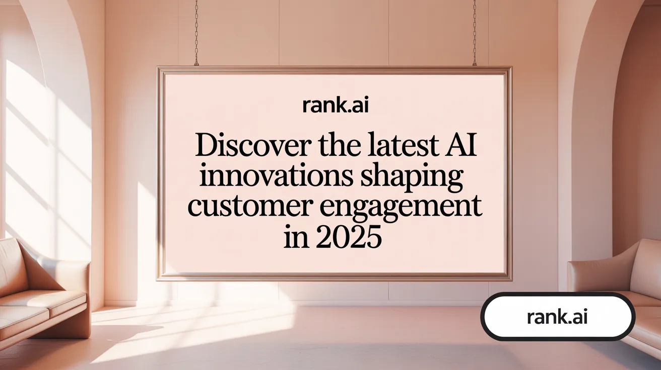 Discover the Latest AI Innovations Shaping Customer Engagement in 2025