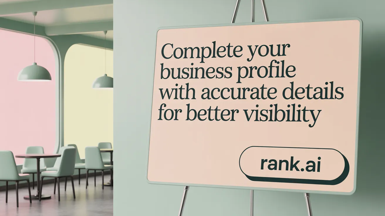 Complete Your Business Profile with Accurate Details for Better Visibility