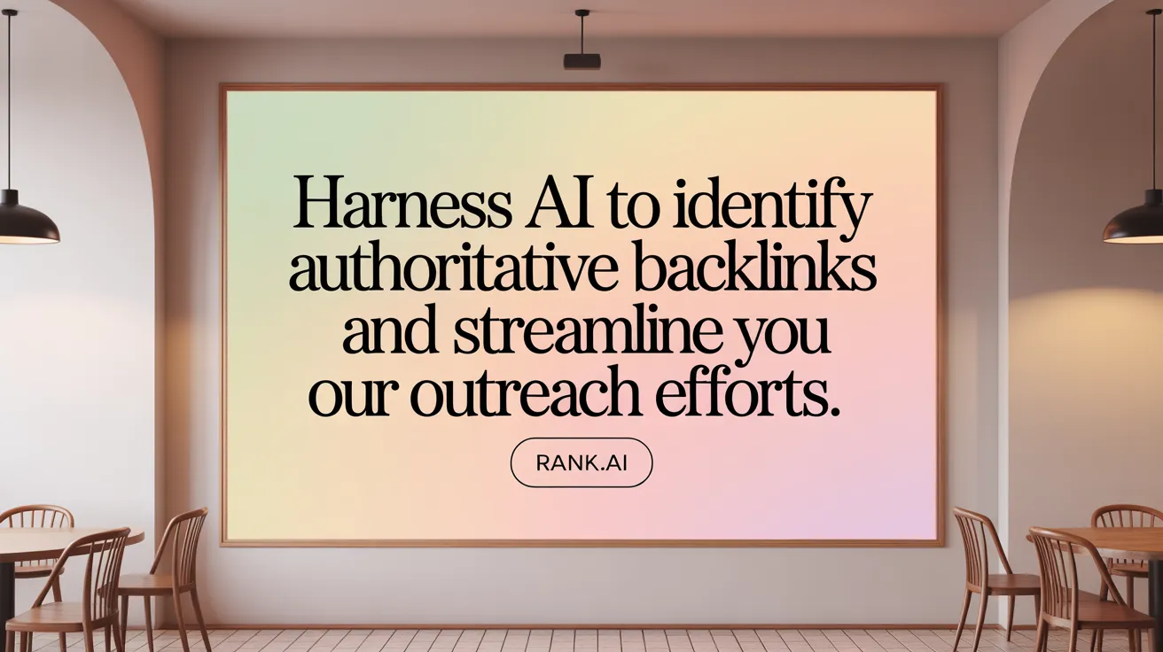 Harness AI to identify authoritative backlinks and streamline your outreach efforts.
