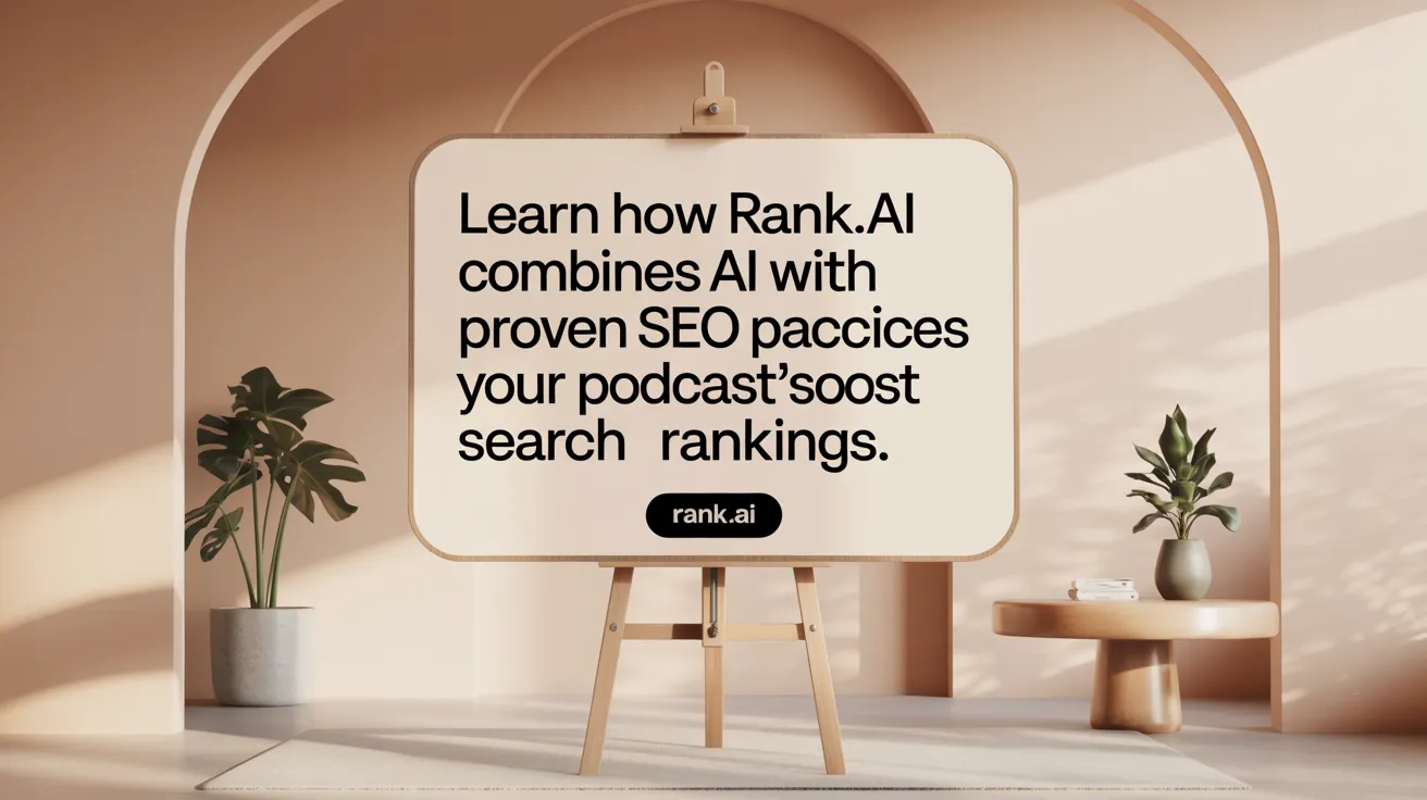 Learn how Rank.ai combines AI with proven SEO practices to boost your podcast’s search rankings.