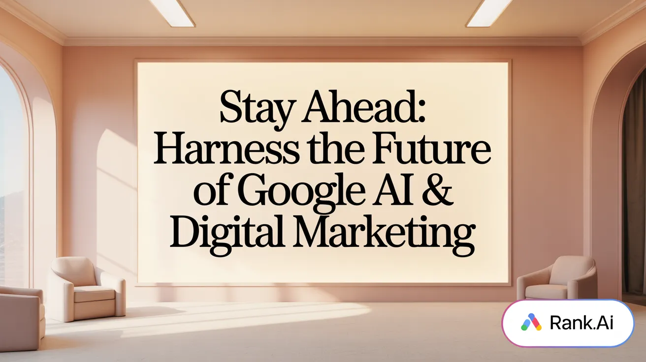 Stay Ahead: Harness the Future of Google AI & Digital Marketing