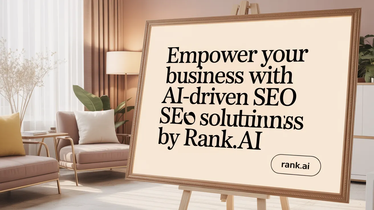 Empower Your Business with AI-Driven SEO Solutions by Rank.ai