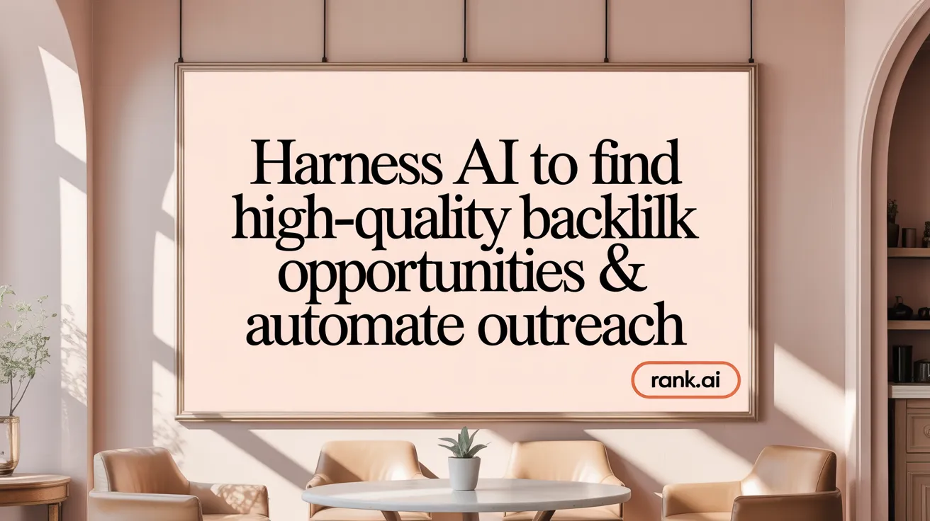 Harness AI to Find High-Quality Backlink Opportunities &amp; Automate Outreach