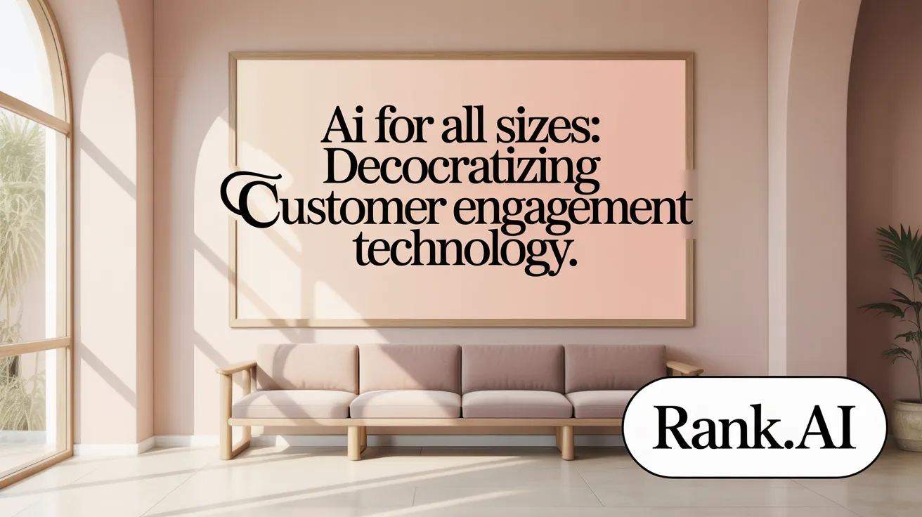 AI for All Sizes: Democratizing Customer Engagement Technology