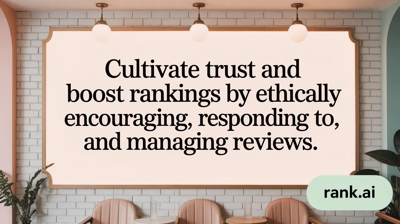 Cultivate trust and boost rankings by ethically encouraging, responding to, and managing reviews.