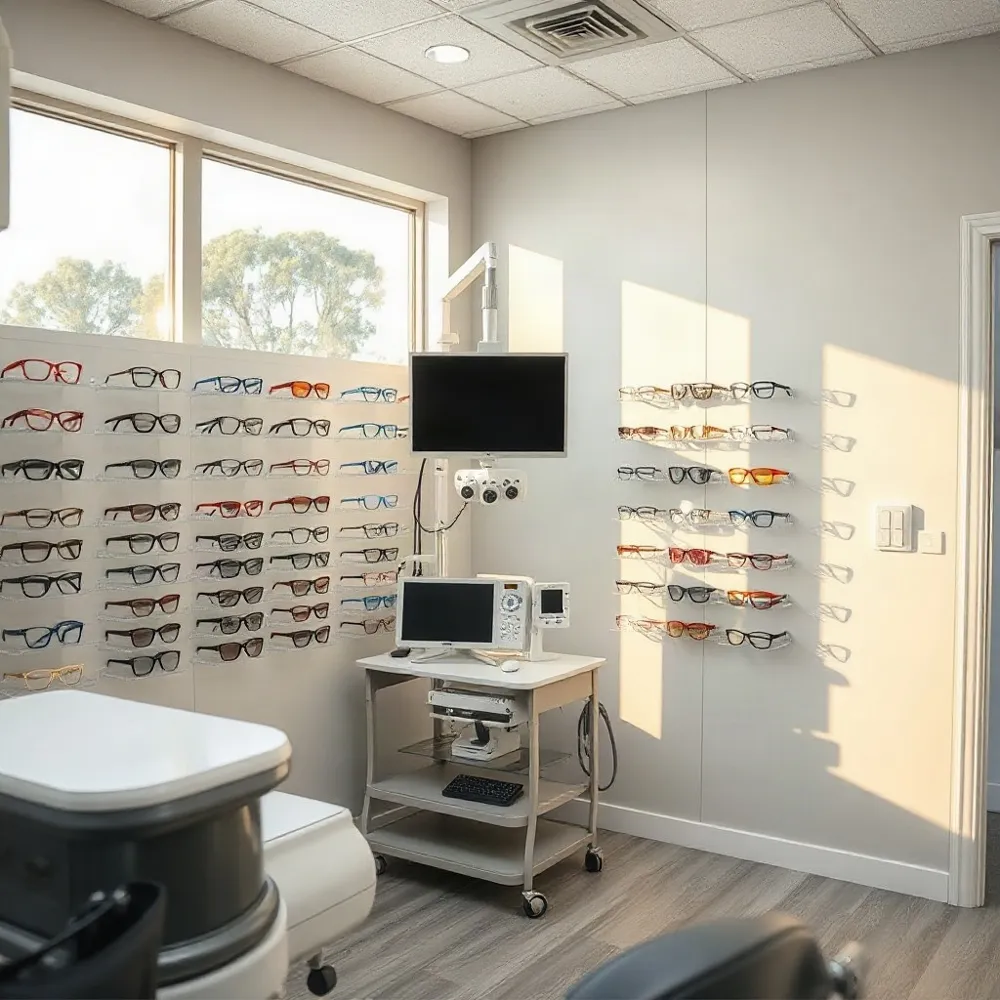 Squinting, headaches, reading struggles, or sitting close to a screen are clues to share with your child’s eye care professional.