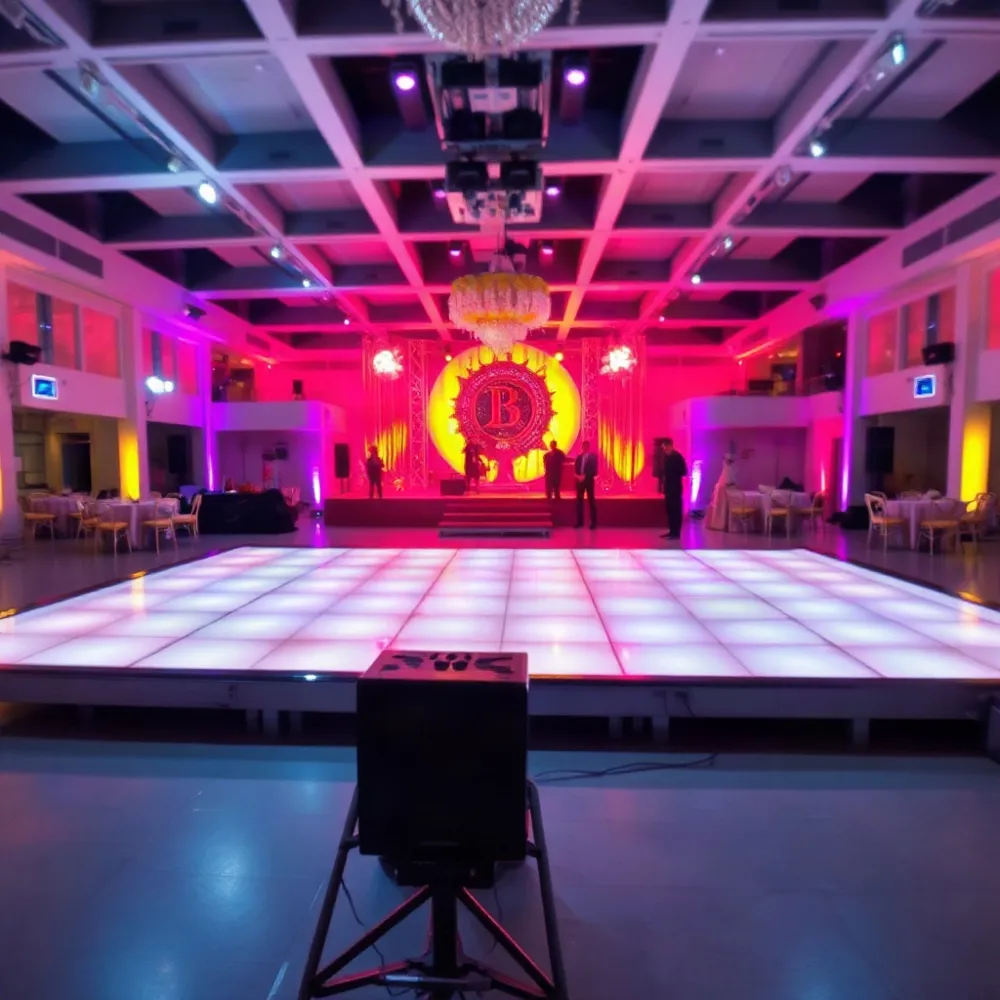 Geef je feest de ultieme WoW-factor met onze maatwerkoplossingen zoals een verlichte dansvloer, silent disco en professionele entertainmentpakketten.