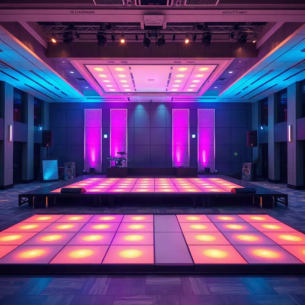 Kies voor All Star Entertainment als jouw full-service partner en geniet stressvrij van een perfect afgestemd feest met professioneel licht, geluid en een geweldige verlichte dansvloer.