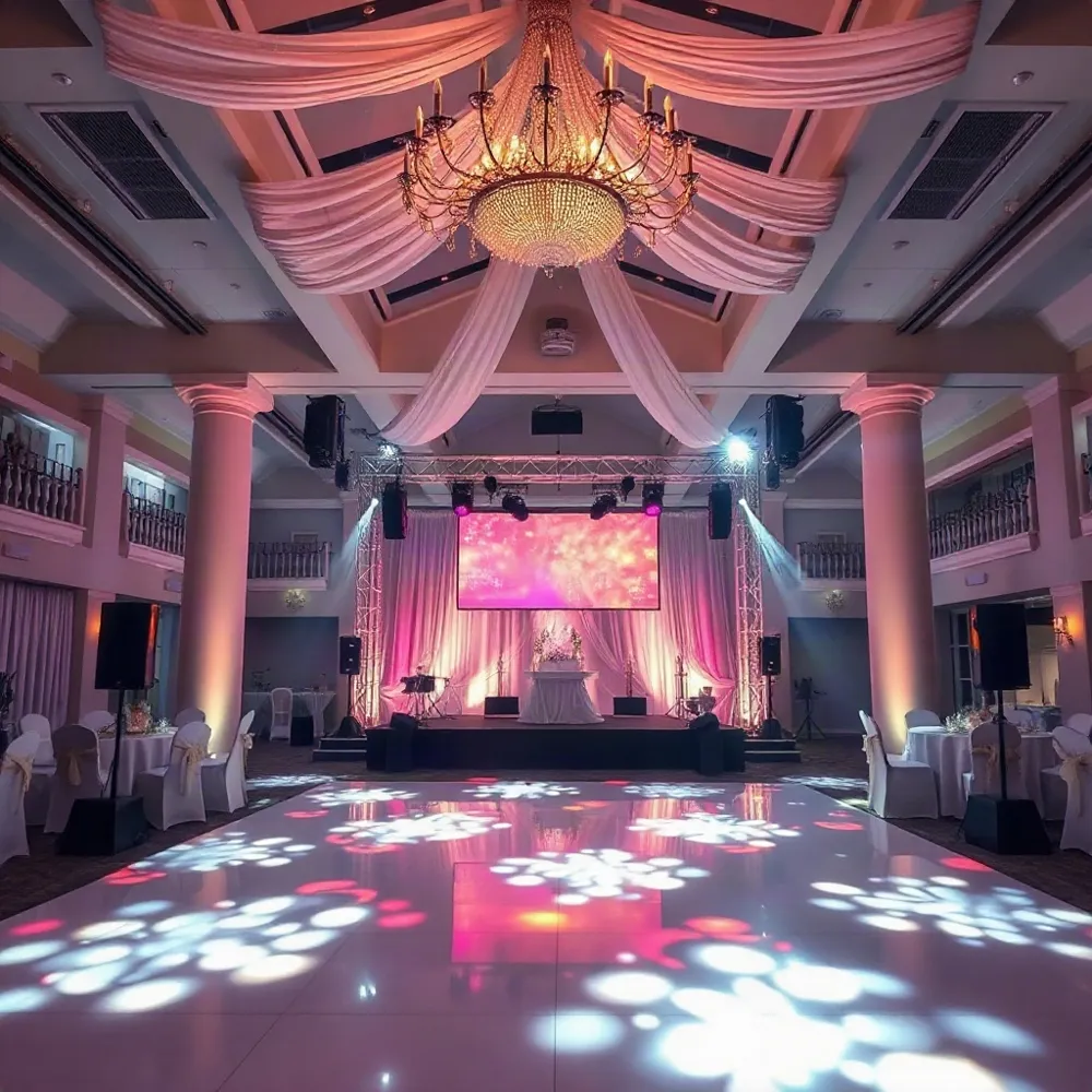 Maak jouw feest onvergetelijk door licht en entertainment perfect af te stemmen op jouw persoonlijke wensen en thema.