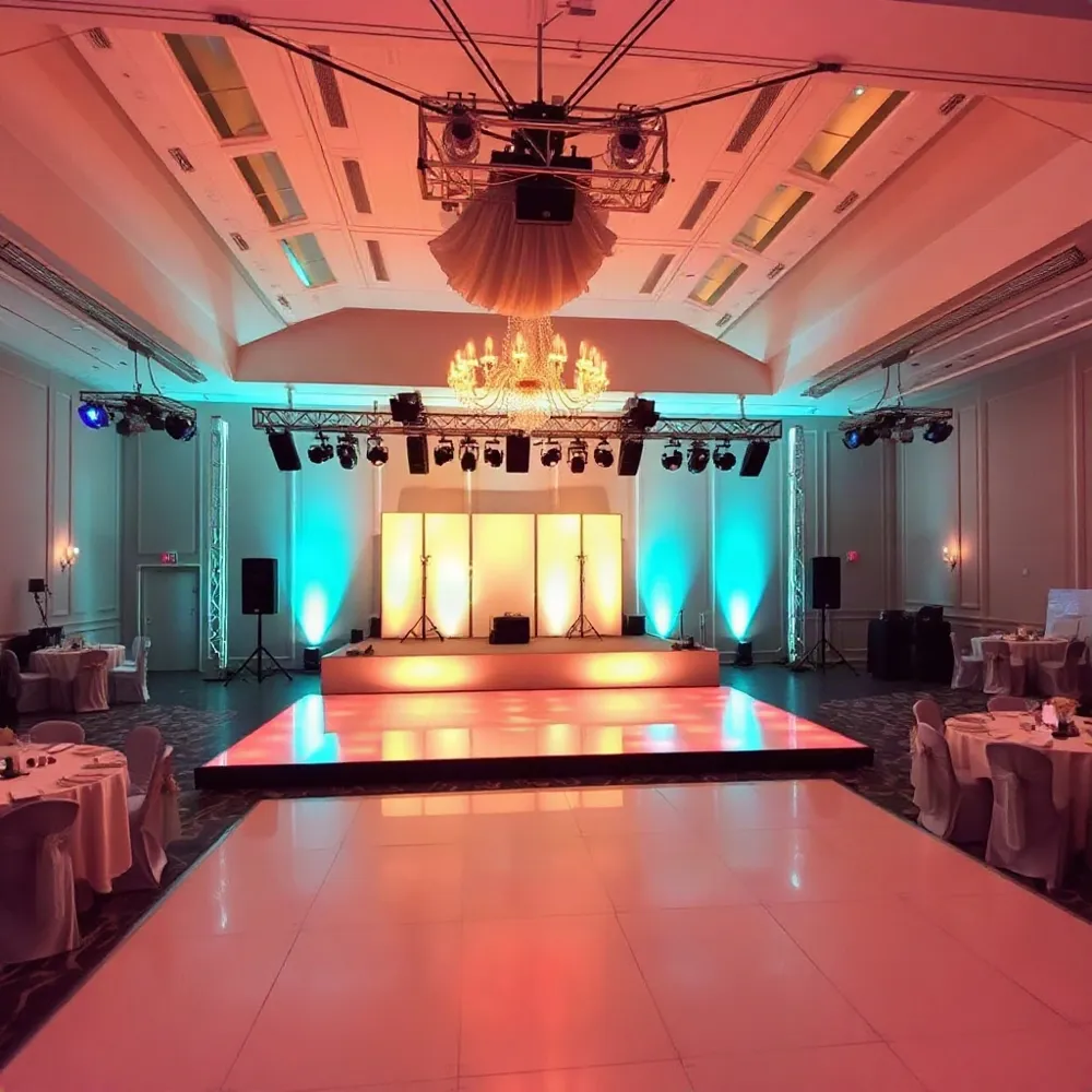 Ontdek hoe onze full-service aanpak zorgt voor een stressvrij feest met perfect op elkaar afgestemd licht, geluid en entertainment.