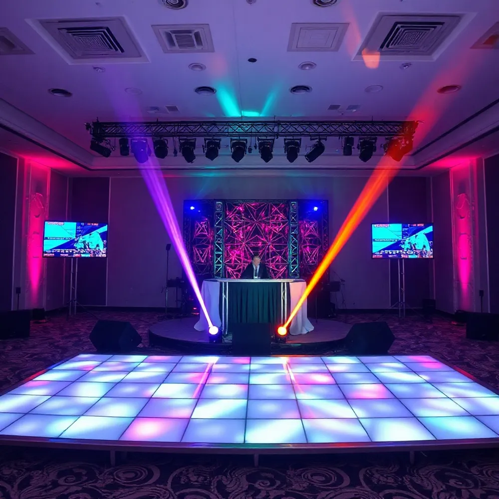 Kies voor een zorgeloos feest met All Star Entertainment waarbij wij als full-service partner de techniek, muziek en licht naadloos op elkaar afstemmen voor de ultieme WoW-factor.