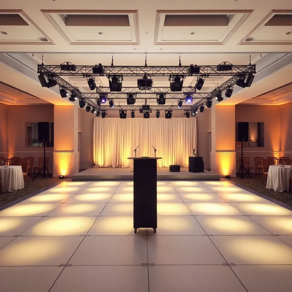 Geniet van een stressvrij evenement dankzij onze persoonlijke aanpak, waarbij wij al het technische entertainment tot in de puntjes voor je regelen.