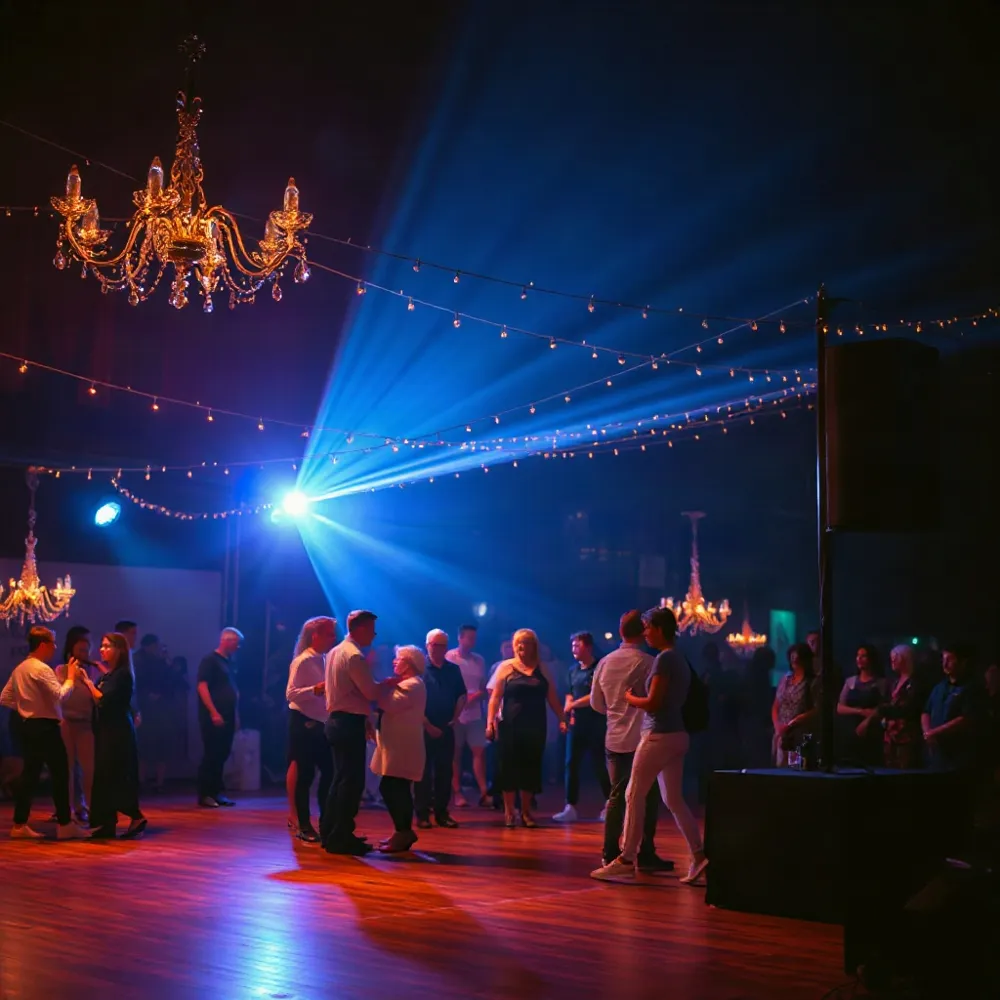 Een vlakke, stevige ondergrond en goed afgewerkte randen helpen gasten veilig te dansen.