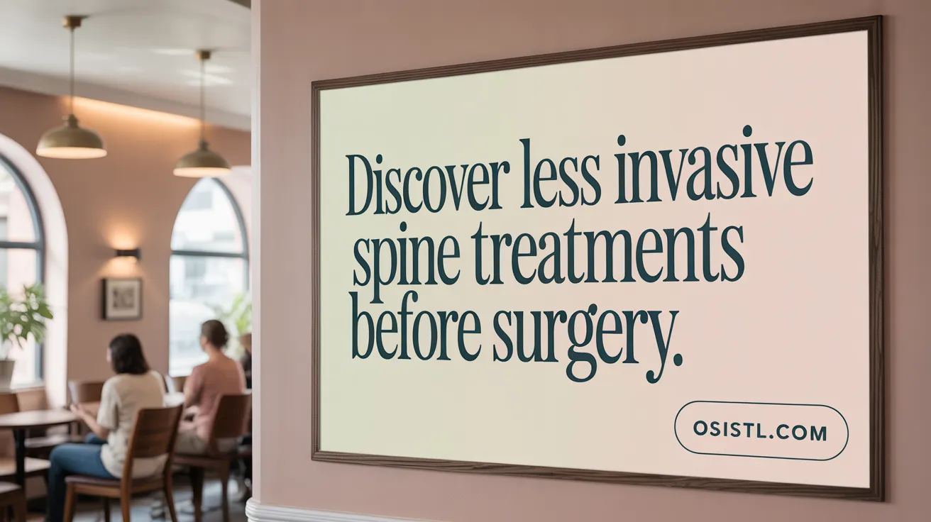 Discover Less Invasive Spine Treatments Before Surgery