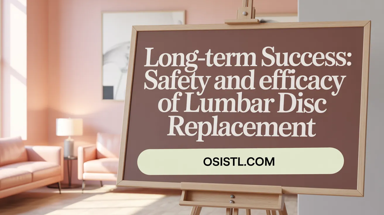 Long-Term Success: Safety and Efficacy of Lumbar Disc Replacement