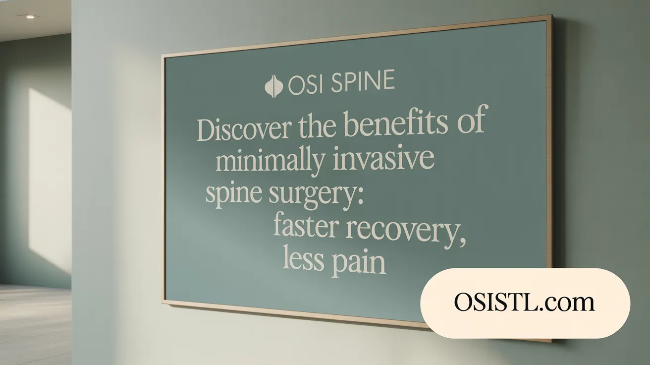 Discover the Benefits of Minimally Invasive Spine Surgery: Faster Recovery, Less Pain