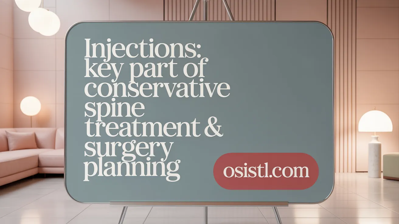 Injections: Key Part of Conservative Spine Treatment & Surgery Planning