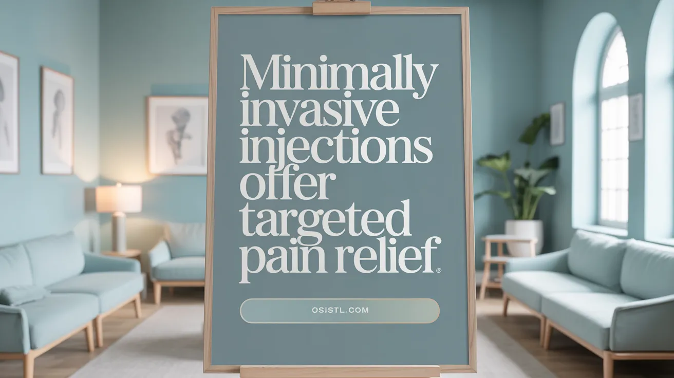 Minimally Invasive Injections Offer Targeted Pain Relief