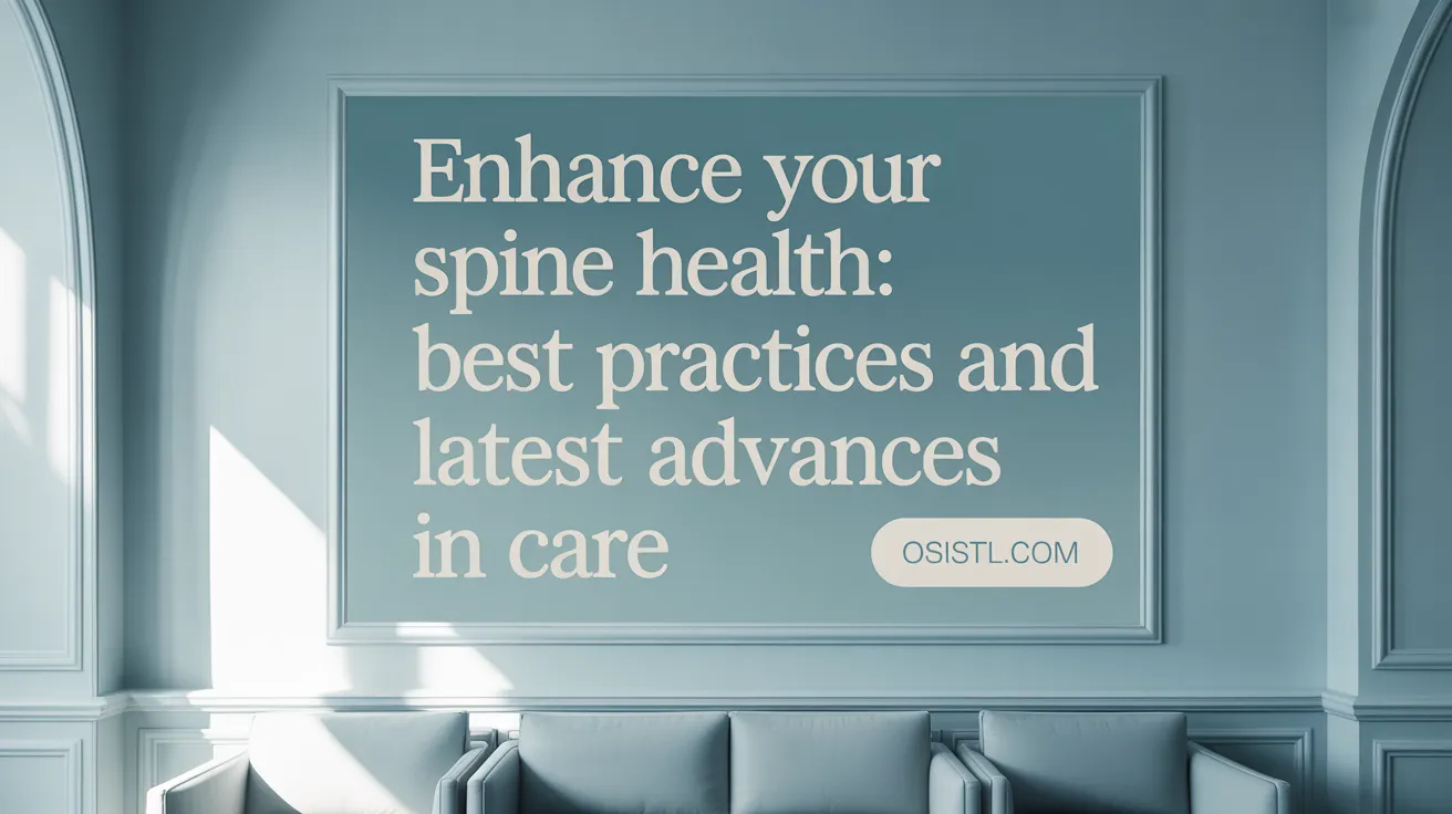 Enhance Your Spine Health: Best Practices and Latest Advances in Care