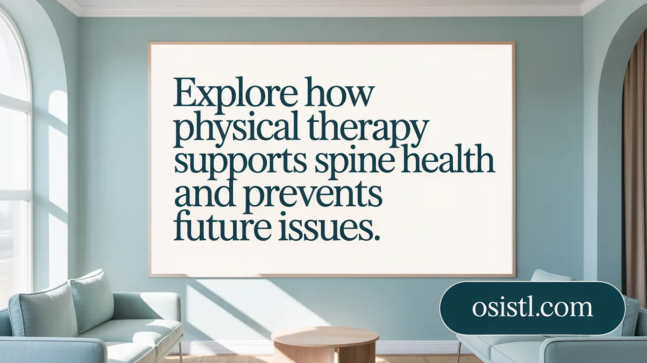 Explore how physical therapy supports spine health and prevents future issues.
