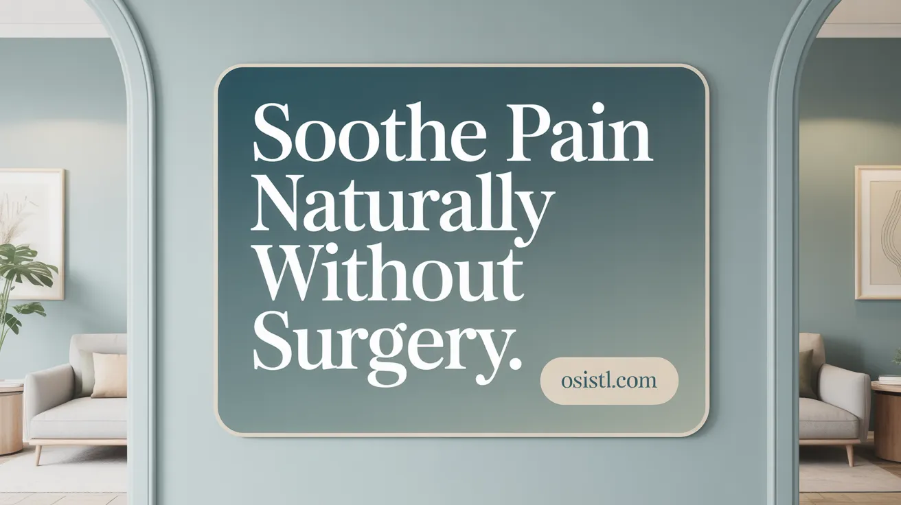 Soothe Pain Naturally Without Surgery
