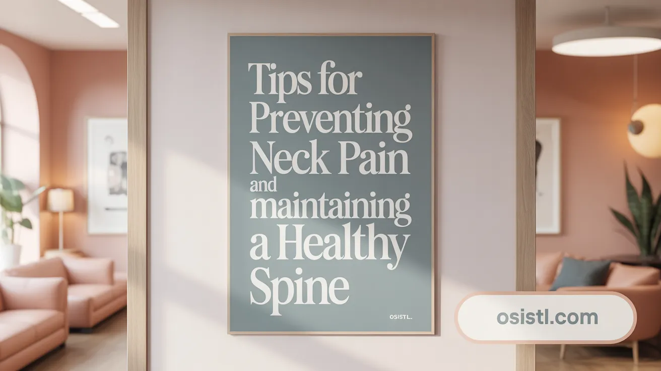 Tips for Preventing Neck Pain and Maintaining a Healthy Spine