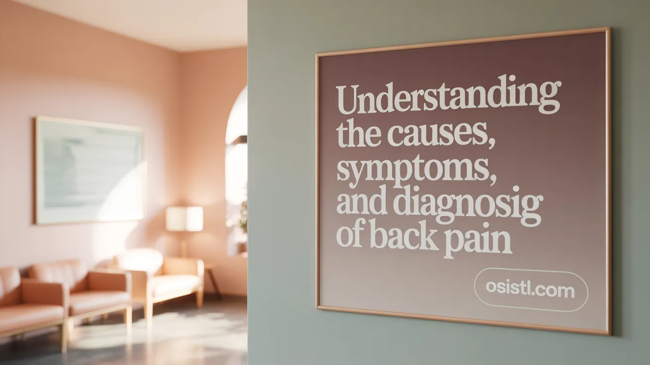 Understanding the Causes, Symptoms, and Diagnosis of Back Pain
